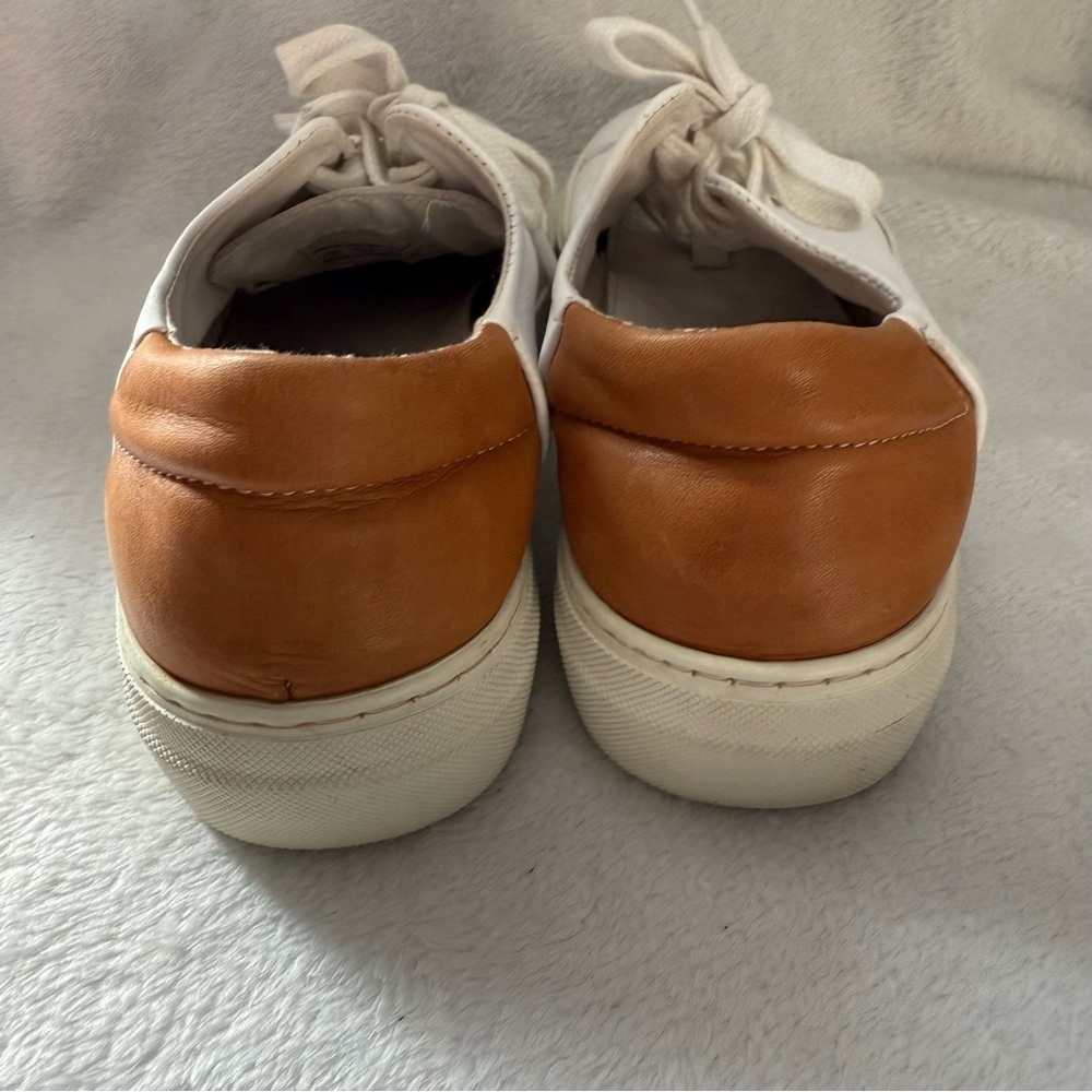 ABLE Shoes women’s Size 9 White and Tan Women's Sneakers Walking‎ Lace Up - Picture 4 of 8